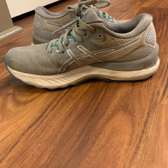 Asics Shoes Asics Womens Grey And White Trainers Poshmark